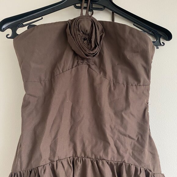 Brown Spring Dress - Picture 4 of 4